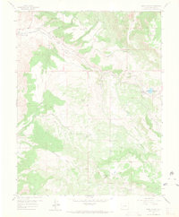 Cerro Summit 1957 topographic map thumbnail
