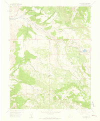Cerro Summit 1957 topographic map thumbnail