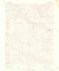 Cerro Summit 1957 topographic map thumbnail