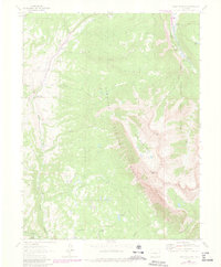 Chair Mountain 1963 topographic map thumbnail