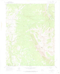 Chair Mountain 1963 topographic map thumbnail