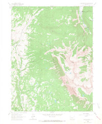 Chair Mountain 1963 topographic map thumbnail