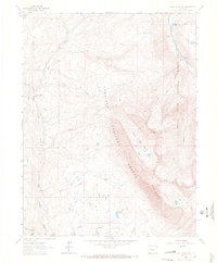 Chair Mountain 1963 topographic map thumbnail