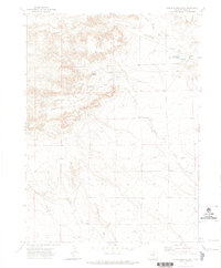 Chalk Bluffs East 1972 topographic map thumbnail