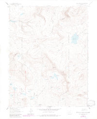 Chalk Mountain 1961 topographic map thumbnail