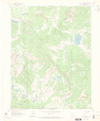 Chalk Mountain 1961 topographic map thumbnail