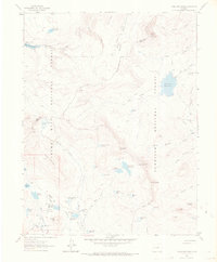 Chalk Mountain 1961 topographic map thumbnail