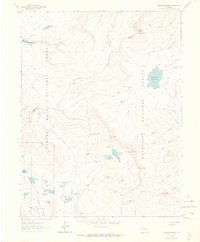Chalk Mountain 1961 topographic map thumbnail