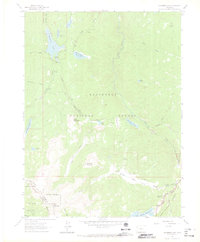 Chambers Lake 1962 topographic map thumbnail