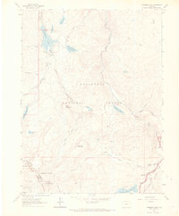 Chambers Lake 1962 topographic map thumbnail