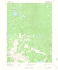 Chambers Lake 1962 topographic map thumbnail
