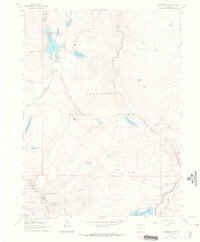 Chambers Lake 1962 topographic map thumbnail