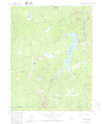 Cheesman Lake 1956 topographic map thumbnail