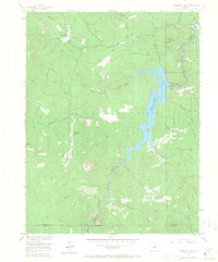 Cheesman Lake 1956 topographic map thumbnail