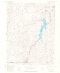Cheesman Lake 1956 topographic map thumbnail