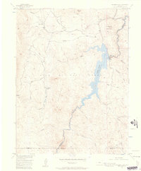 Cheesman Lake 1956 topographic map thumbnail