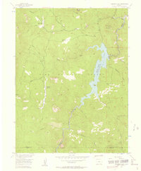 Cheesman Lake 1956 topographic map thumbnail