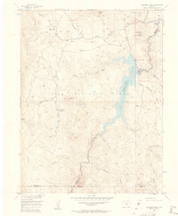 Cheesman Lake 1956 topographic map thumbnail