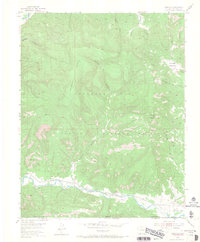Carracas 1954 topographic map thumbnail