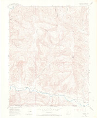 Carracas 1954 topographic map thumbnail
