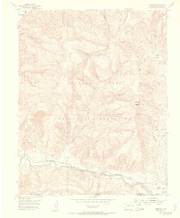 Carracas 1954 topographic map thumbnail
