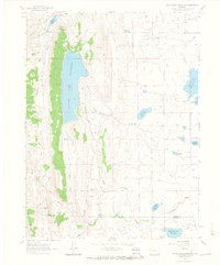 Carter Lake Reservoir 1962 topographic map thumbnail