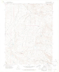 Castle Peak 1972 topographic map thumbnail