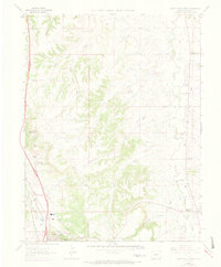 Castle Rock North 1965 topographic map thumbnail