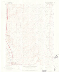 Castle Rock North 1965 topographic map thumbnail