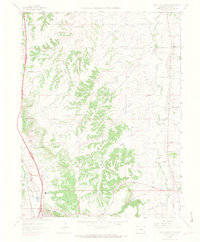 Castle Rock North 1965 topographic map thumbnail