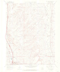 Castle Rock North 1965 topographic map thumbnail