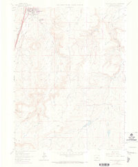 Castle Rock South 1965 topographic map thumbnail