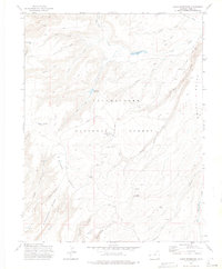 Casto Reservoir 1972 topographic map thumbnail