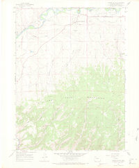 Castor Gulch 1966 topographic map thumbnail