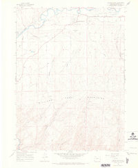 Castor Gulch 1966 topographic map thumbnail