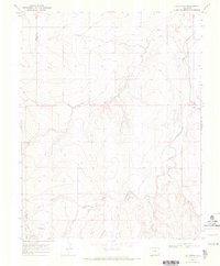 Cat Creek 1968 topographic map thumbnail