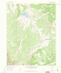 Cathedral Peak 1957 topographic map thumbnail