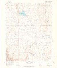 Cathedral Peak 1957 topographic map thumbnail