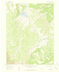 Cathedral Peak 1957 topographic map thumbnail
