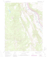 Cattle Creek 1961 topographic map thumbnail