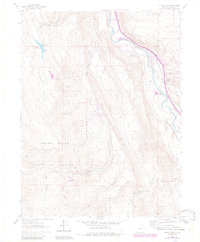 Cattle Creek 1961 topographic map thumbnail