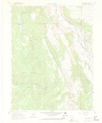Cattle Creek 1961 topographic map thumbnail