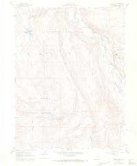 Cattle Creek 1961 topographic map thumbnail