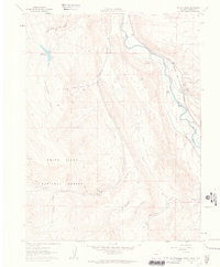 Cattle Creek 1961 topographic map thumbnail