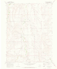 Cattle Gulch 1970 topographic map preview