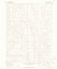 Cattle Gulch 1970 topographic map preview