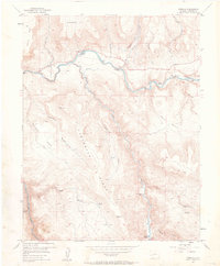 Cebolla 1954 topographic map thumbnail