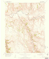 Cebolla 1954 topographic map thumbnail