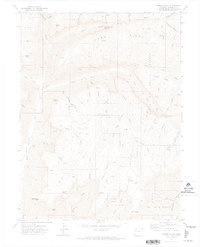 Forked Gulch 1971 topographic map thumbnail