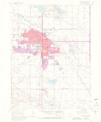Fort Collins 1960 topographic map thumbnail